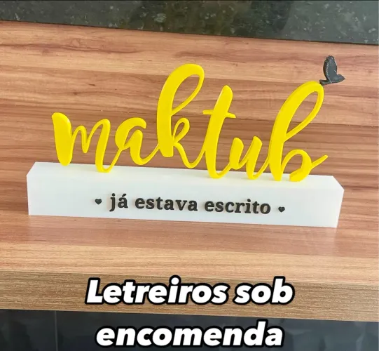 Objetos em 3D - Impressão 