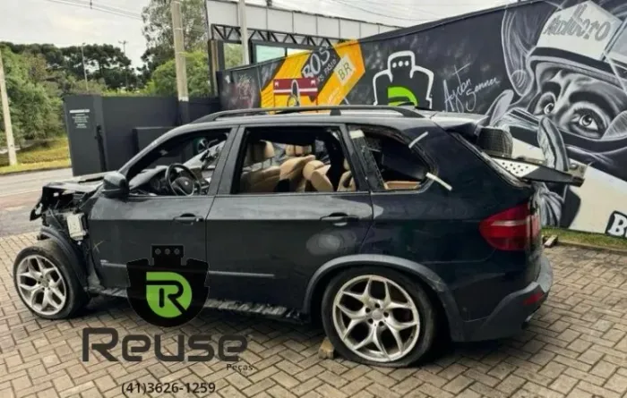 Sucata Bmw X5 4.8IS 2008 2009 V8 Motor Cambio Completo Retirada de Peças 