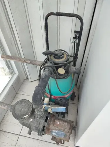 Bomba motor e filtro de piscina portátil com carinho dancor