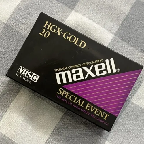 Videocassete Maxwell HGX-Gold TC-20 VHS(C) lacrado - Novo Lacrado