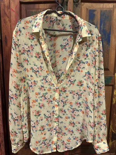 Camisa floral vintage