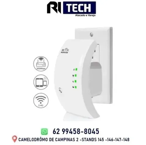 Repetidor Wireless Amplificador de Sinal Expansor Rede Wifi 300mbps