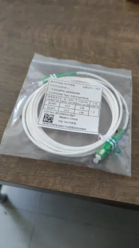 Cabo Patch Cord Fibra Óptica SC/APC SM 2 metros