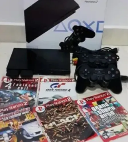 PlayStation 2 Completo com Jogos valor 400