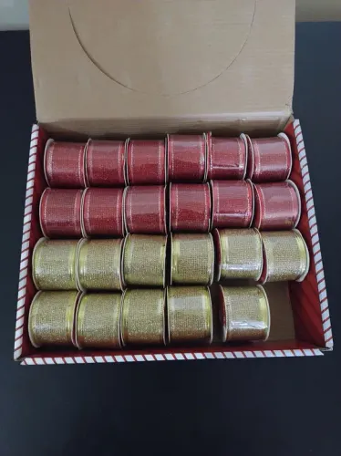 Fita para presente - Pacote com 23 rolos