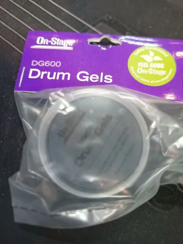 Gel abafador kit 6 unidades para tambores bateria caixa tons surdo pratos