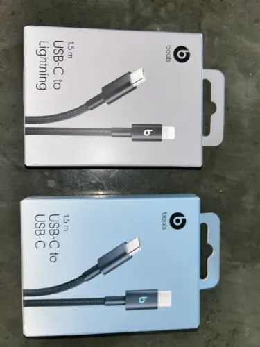 Cabo Beats original lacrado tipo C para C e C para Lightning 