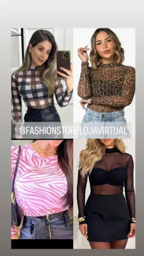 Body tule estampa xadrez, onça, zebra.tam unico 