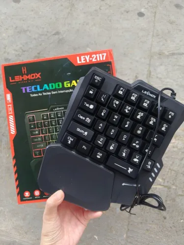 Teclado Gamer de uma mão LEHMOX - ENTREGA GRÁTIS 