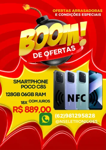 Celular Xiaomi Poco C85 NFC 6GB de Ram 128GB Dual Sim Global Entregamos Gratis