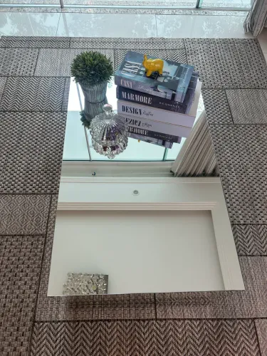 Mesa de centro espelhada 80X50