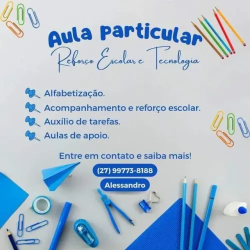 Reforço Escolar e Aulas Particulares