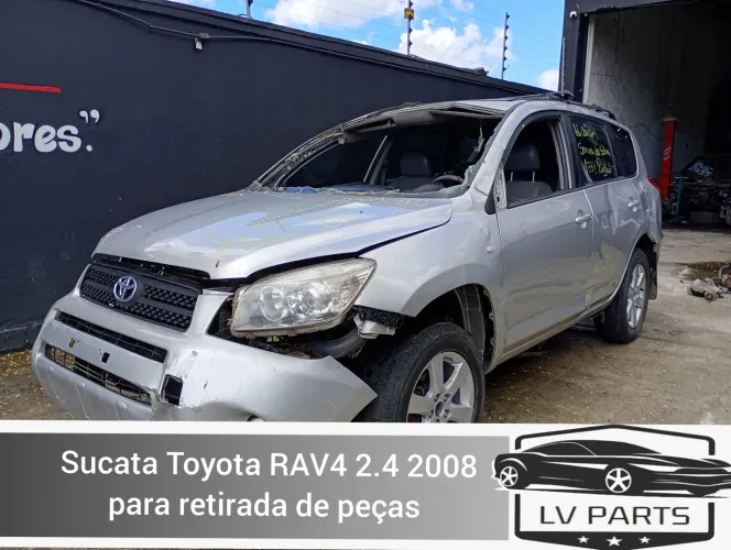 Sucata Toyota RAV4 2.4 2008 para retirada de peças 