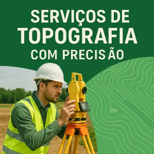 Serviços de Topografia, Agrimensura e afins.