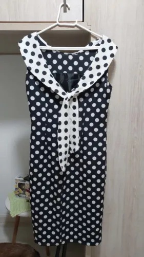 Vestido reto póa afer