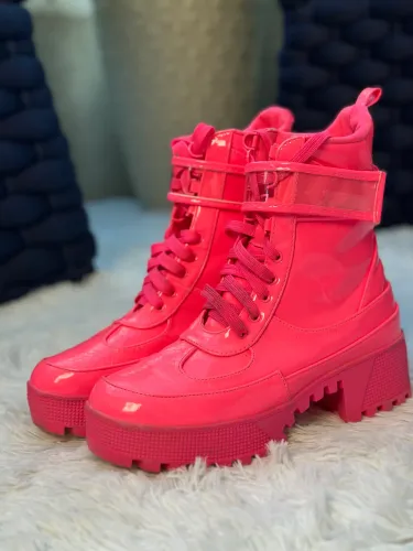 Tênis Bota Plataforma Pink - Tam. 35 BR