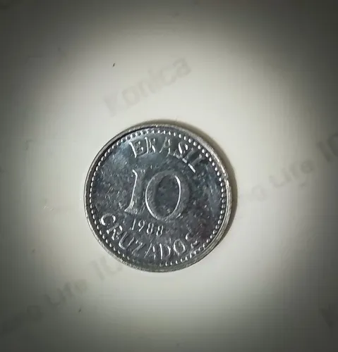 Moeda 10 Cruzados 1988