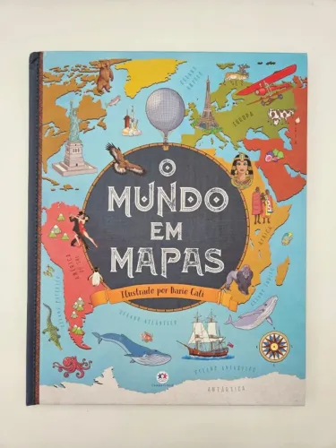 O mundo em mapas (Ciranda Cultural)