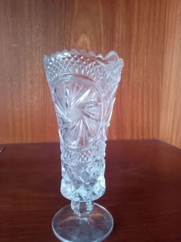 Vaso de cristal vintage