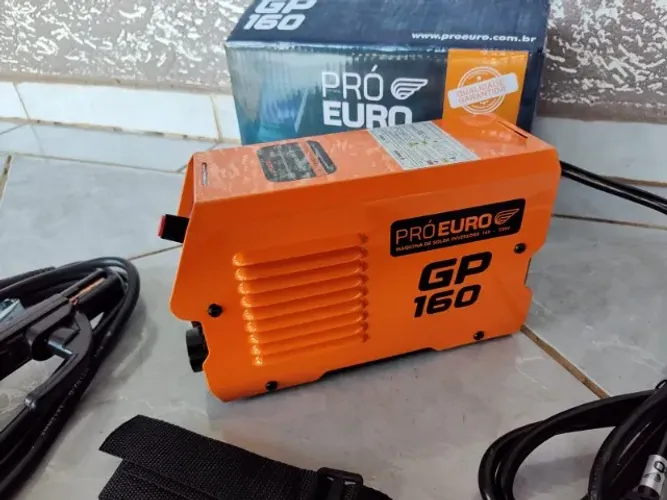 máquina de solda de 160 amperes da pro euro