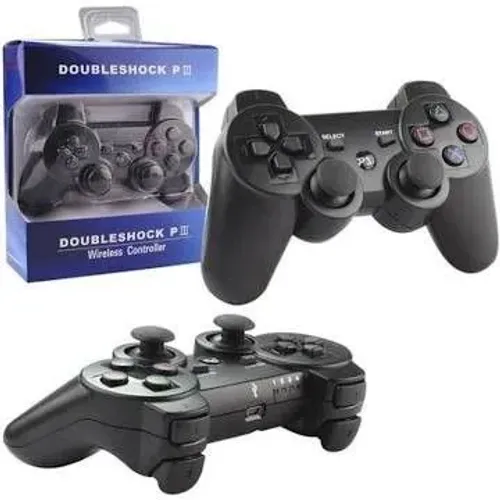 Controle game PS3 com fio ou sem fio sendo recarregável