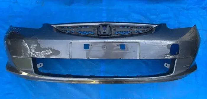 Parachoque Dianteiro Honda Fit 2003 A 2006 Detalhe Preto