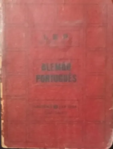 Dicionário de 1951 - Alemão Português - Edições LEP - Raridade - É vintage