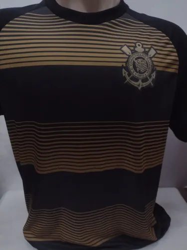 Camiseta Corinthians Listrada masculina GG 