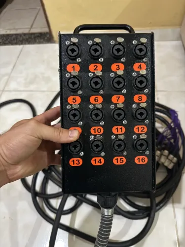 Medusa Com Multicabo 16 Vias Conectores Combo - 20 Metros