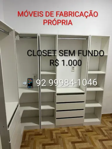 Closet em L 8 gavetas MDF (Entregamos)