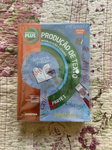 Livros de Produção de Texto: Interlocução e Gêneros. Volume Único. Moderna Plus.