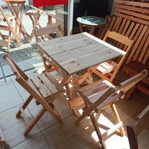 Mesa nova rústica para restaurante lanchonete Bar adega pizzaria