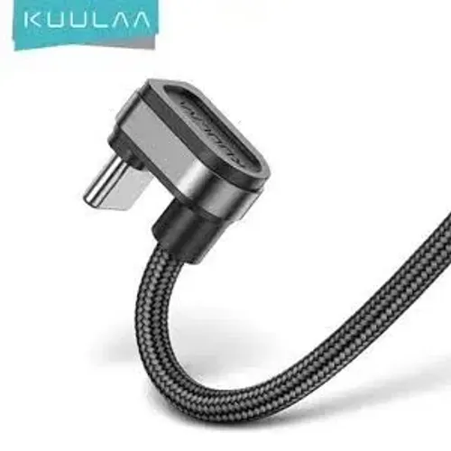 Cabo USB-C 90 Graus Reforçado - Kuulaa