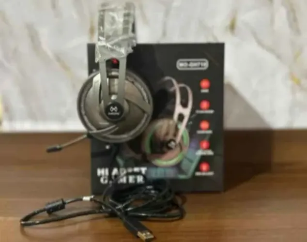 Headset Gamer Usb MO-GH710 Com Iluminação Rgb