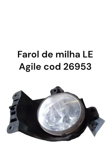 Farol De Milha Lado Esquerdo Chevrolet Agile Cód 26953