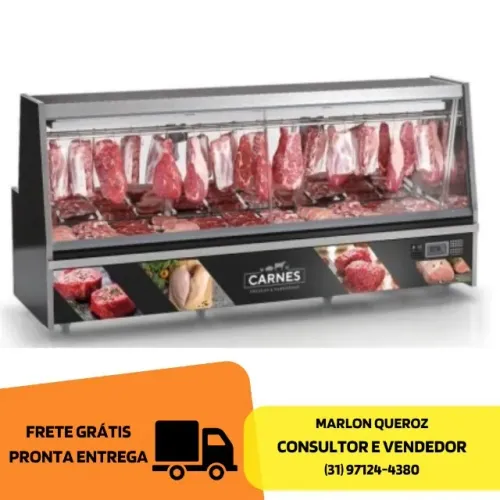 Balcão de Açougue Gelopar 2,9M Novo