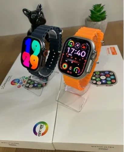 Relógio Smartwatch Inteligente Preto W69 Ultra Pro