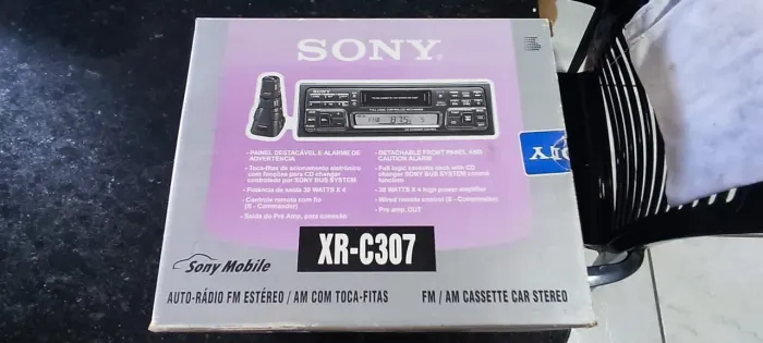 Som automotivo Sony antigo e raro modelo XR-C307.