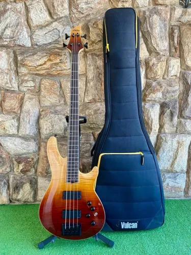 Baixo Schecter SLS Elite-4 Bass Guitar - Antique Fade Burst.