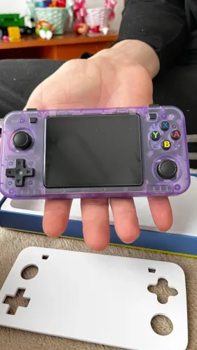 NOVO! R36H Purple Console Portátil Retrô Games 64Gb