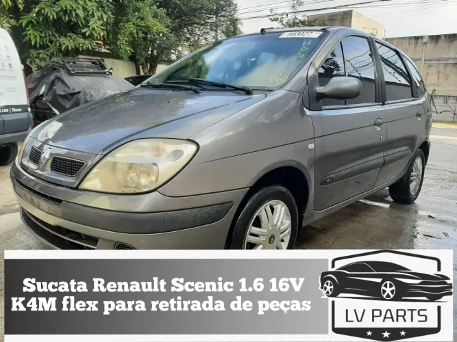 Sucata Renault Scenic 1.6 16V K4M 2011 para retirada de peças 