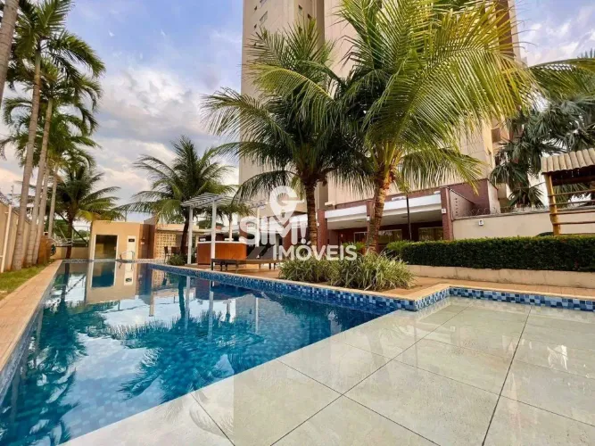 APARTAMENTO MOBILIADO À VENDA NO EDIFÍCIO CAPIM DOURADO  ALTO PADRÃO COM VISTA PARA O LAGO