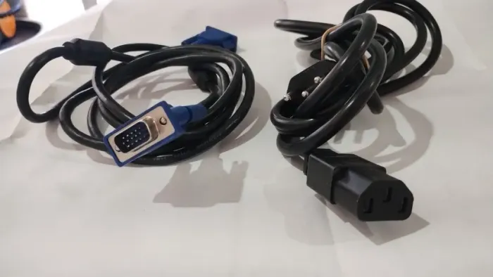 Cabo Força Pc + Cabo Vga Kit 2 Peças 1.5m