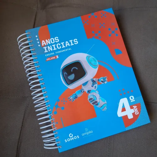 Livro Didático 4º Ano, Fundamental 1, volumes 3 e 4 - NOVO!
