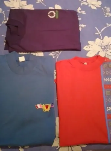 Kit de camisetas coloridas