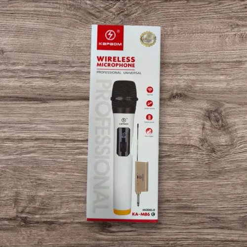 Microfone Sem Fio Kapbom KA-M86