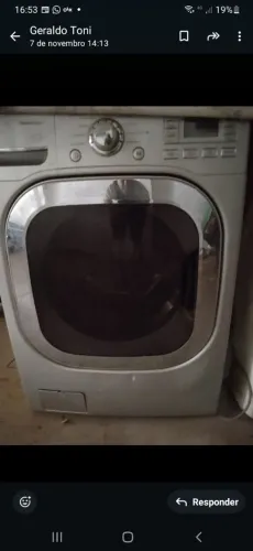 Lavadora lava e seca frontal LG e Sansumg