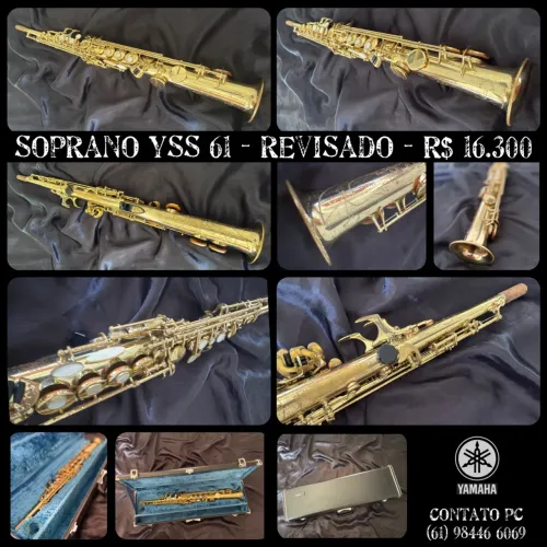 Sax Soprano Yamaha 61 - 4 dígitos REVISADO