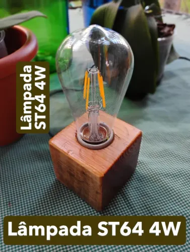 Luminária Cubo de Madeira de Palete
