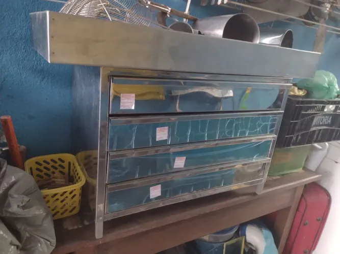 Barraca de pastel completa. 